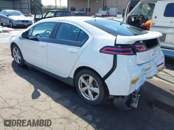 2013 Chevrolet Volt with VIN 1G1RA6E48DU146799, listed as a IAAI auction lot 42137122 with 121,649 mi miles and . Bid and sale history available at carsss.com. Image 3.