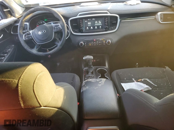 2020 Kia Sorento LX with VIN 5XYPGDA39LG687228, listed as a Copart auction lot 86843204 with 58,971 mi miles and Salvage Title. Bid and sale history available at carsss.com. Image 8.