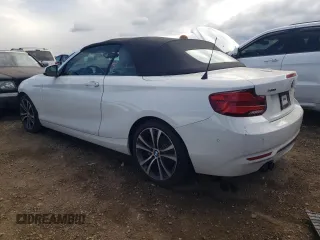 2018 BMW 2 Series 230i xDrive with VIN WBA2K1C56JVB64714, listed as a Copart auction lot 74342484 with 22,653 mi miles and Salvage Title. Bid and sale history available at carsss.com. Image 2.