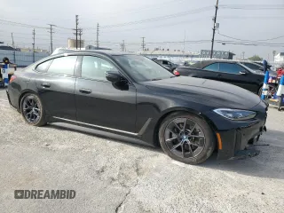 2023 BMW i4 eDrive35 with VIN WBY43AW07PFR42901, listed as a Copart auction lot 47583134 with 18,638 mi miles. Bid and sale history available at carsss.com. Image 4.