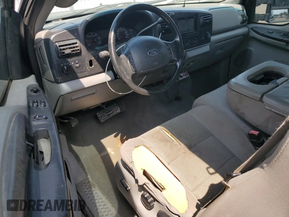2006 Ford F-250 XL with VIN 1FTSX21556ED55204, listed as a Copart auction lot 62774135 with 266,214 mi miles and Clean title. Bid and sale history available at DreamBid. Image 8.
