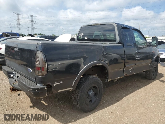 1999 Ford F-150 XL z VIN 1FTRX18L1XKB84628, wystawiony jako Copart lot #63050765 z przebiegiem Nie podano mil oraz Czysty tytuł • Clean title. Historia ofert i sprzedaży dostępna na DreamBid. Obrazek 3.