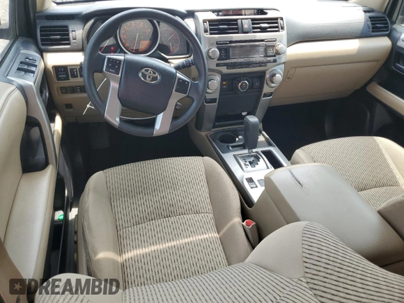 2013 Toyota 4Runner SR5 with VIN JTEZU5JR4D5052340, listed as a Copart auction lot 61809055 with 143,134 mi miles and Salvage title. Bid and sale history available at DreamBid. Image 8.
