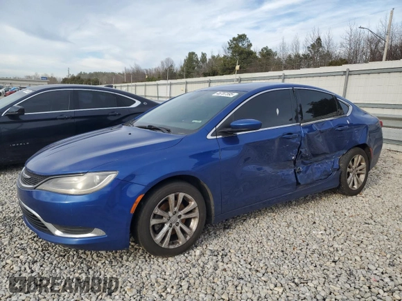 2016 Chrysler 200 Limited with VIN 1C3CCCAB3GN140986, listed as a Copart auction lot 46787595 with 183,987 mi miles and Salvage Title. Bid and sale history available at carsss.com. Image 1.