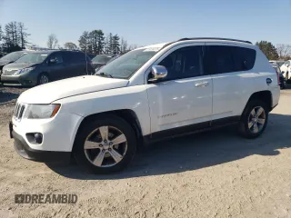 2017 Jeep Compass Sport with VIN 1C4NJCBA4HD130331, listed as a Copart auction lot 47929225 with 97,526 mi miles and Salvage Title. Bid and sale history available at carsss.com. Image 1.