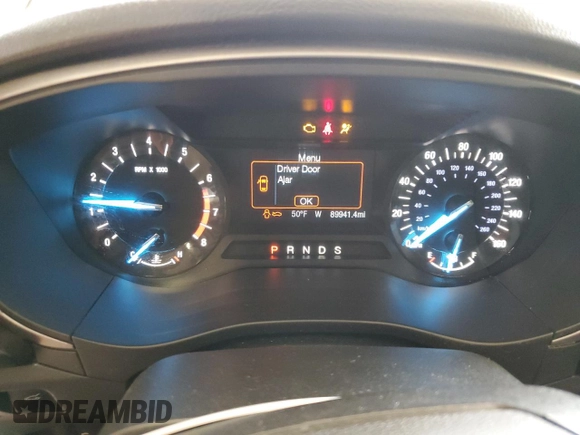 2017 Ford Fusion SE with VIN 3FA6P0HD9HR404655, listed as a Copart auction lot 53267515 with 89,941 mi miles and Salvage Title. Bid and sale history available at DreamBid. Image 9.