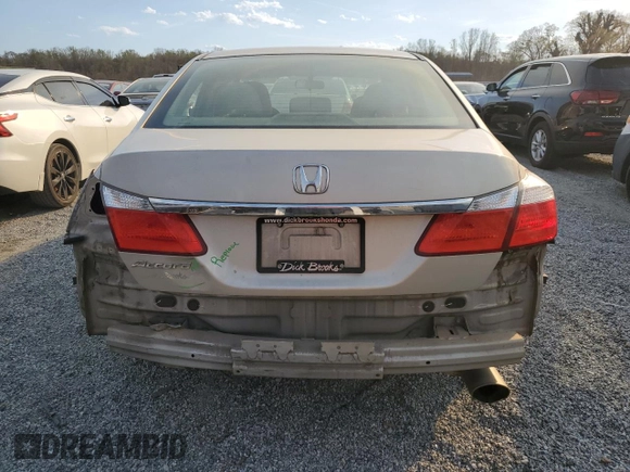 2014 Honda Accord Sedan LX with VIN 1HGCR2F37EA208718, listed as a Copart auction lot 50416855 with 143,392 mi miles and Clean Title. Bid and sale history available at carsss.com. Image 6.