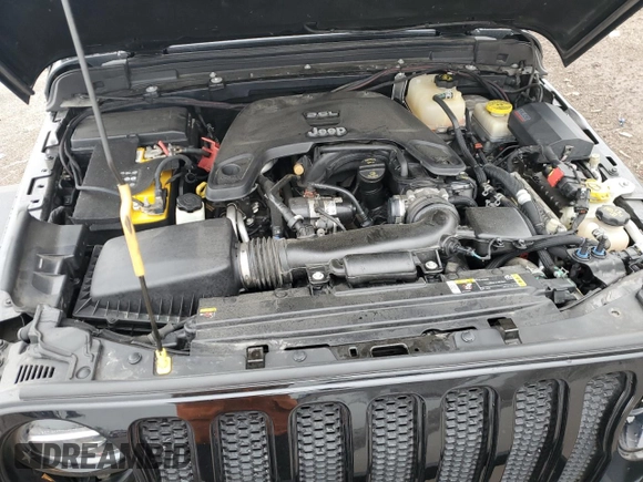 2021 Jeep Wrangler Unlimited Sahara Altitude с VIN 1C4HJXEG4MW731421, выставлен на аукционе Copart как лот 54960915 с пробегом 105 243 миль миль и Списание • Salvage title. История ставок и продаж доступна на DreamBid. Изображение 11.