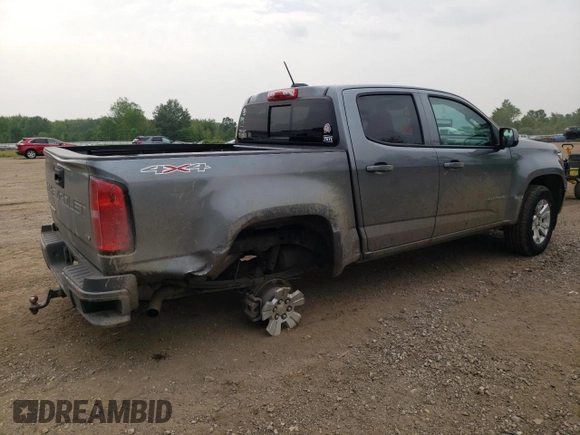 2022 Chevrolet Colorado 4WD LT with VIN 1GCGTCEN3N1310303, listed as a Copart auction lot 59660965 with 27,089 mi miles and Salvage title. Bid and sale history available at DreamBid. Image 3.