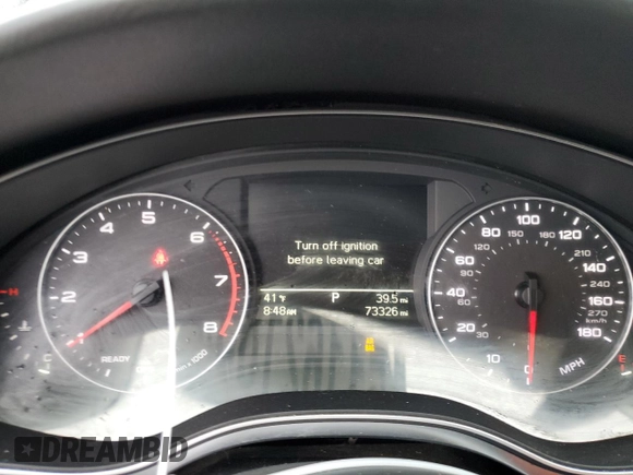 2016 Audi A6 2.0T Premium with VIN WAUFFAFC5GN130379, listed as a Copart auction lot 51162185 with 73,326 mi miles and Salvage Title. Bid and sale history available at carsss.com. Image 9.