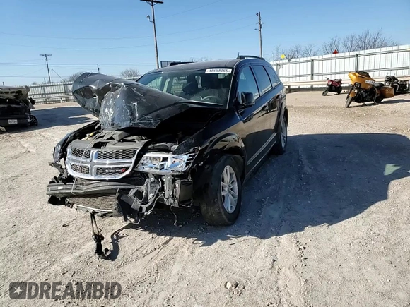 2015 Dodge Journey SXT with VIN 3C4PDCBG4FT682116, listed as a Copart auction lot 48688065 with 73,238 mi miles and Salvage Title. Bid and sale history available at carsss.com. Image 12.