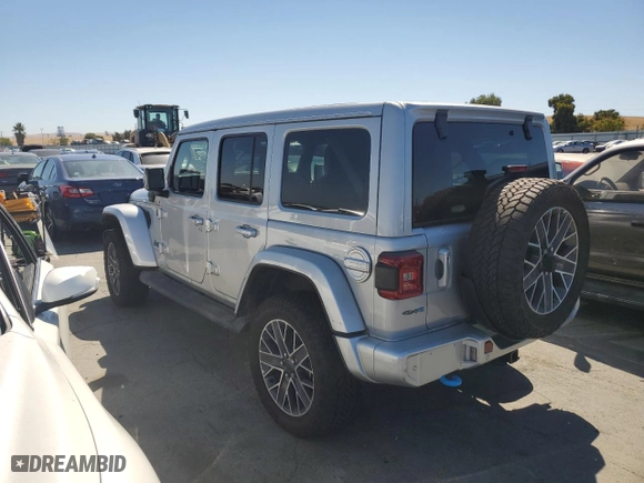 2024 Jeep Wrangler 4xe High Altitude with VIN 1C4RJXU67RW140908, listed as a Copart auction lot 70006384 with 4,273 mi miles and Salvage Title. Bid and sale history available at carsss.com. Image 2.