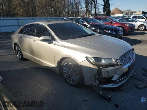 2017 Lincoln MKZ Hybrid Select with VIN 3LN6L5LU8HR662221, listed as a Copart auction lot 83073734 with 121,001 mi miles and Salvage Title. Bid and sale history available at DreamBid. Image 4.