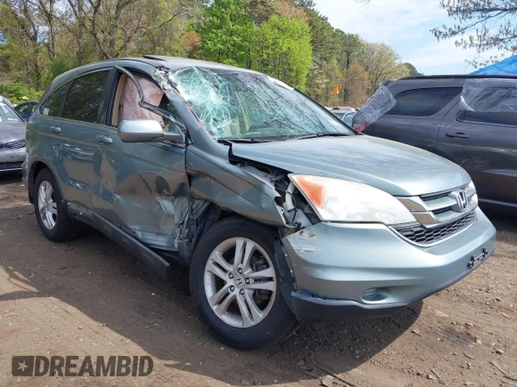2010 Honda CR-V EX-L with VIN 5J6RE3H72AL015959, listed as a IAAI auction lot 42144680 with 107,345 mi miles and . Bid and sale history available at carsss.com. Image 6.
