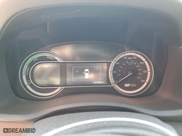 2019 Kia Niro LX with VIN KNDCB3LC0K5242646, listed as a Copart auction lot 46588875 with 105,483 mi miles and Non Repairable. Bid and sale history available at carsss.com. Image 9.