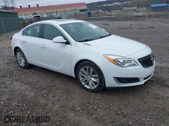 2016 Buick Regal Premium II with VIN 2G4GT5GX6G9184006, listed as a IAAI auction lot 42012899 with 68,913 mi miles. Bid and sale history available at carsss.com. Image 1.