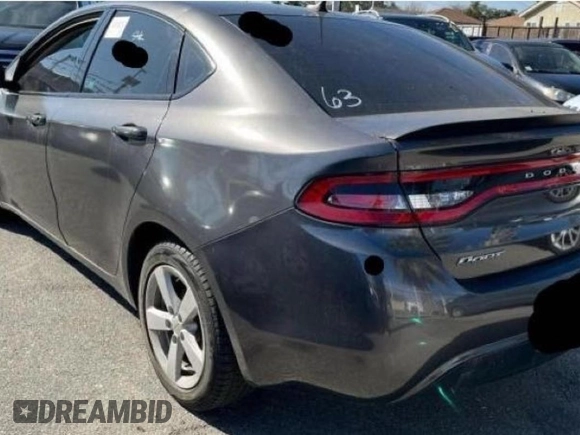 2016 Dodge Dart SXT with VIN 1C3CDFBB8GD652956, listed as a Copart auction lot 52456645 with 73,105 mi miles and Clean Title. Bid and sale history available at carsss.com. Image 3.