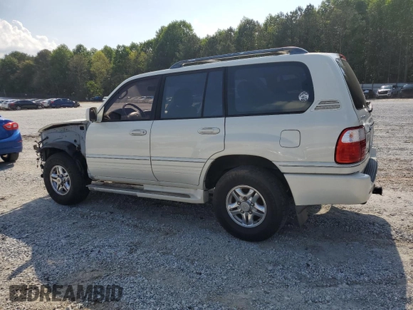 1999 Lexus LX 470 z VIN JT6HT00W1X0074382, wystawiony jako Copart lot #53612205 z przebiegiem 256 689 mil mil oraz Szkoda całkowita • Salvage title. Historia ofert i sprzedaży dostępna na DreamBid. Obrazek 2.