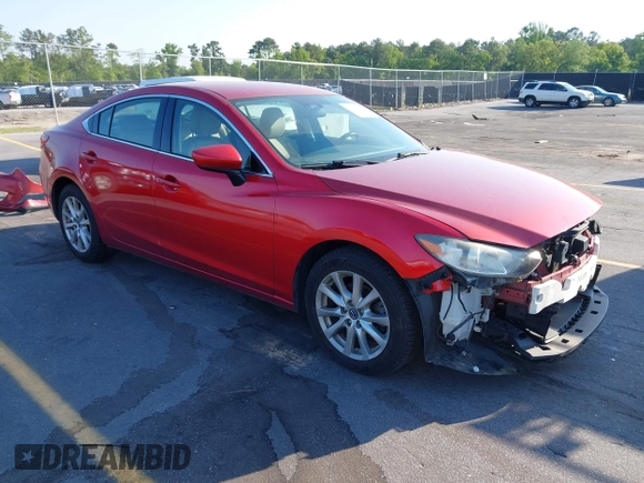 2015 Mazda 6 i Sport with VIN JM1GJ1U50F1210091, listed as a IAAI auction lot 42057091 with 78,253 mi miles. Bid and sale history available at carsss.com. Image 1.