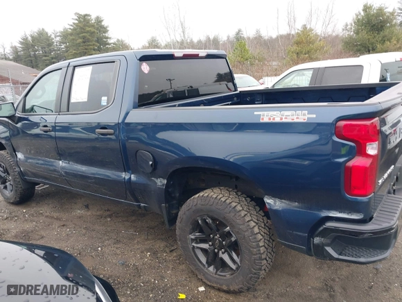 2019 Chevrolet Silverado 1500 Custom Trail Boss with VIN 1GCPYCEH6KZ400716, listed as a IAAI auction lot 41919009 with 57,091 mi miles. Bid and sale history available at carsss.com. Image 14.