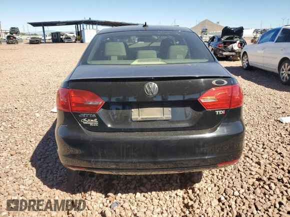 2012 Volkswagen Jetta Sedan TDI w/Premium & Nav with VIN 3VWLL7AJ6CM365026, listed as a Copart auction lot 50260375 with 191,576 mi miles and Salvage Title. Bid and sale history available at carsss.com. Image 6.