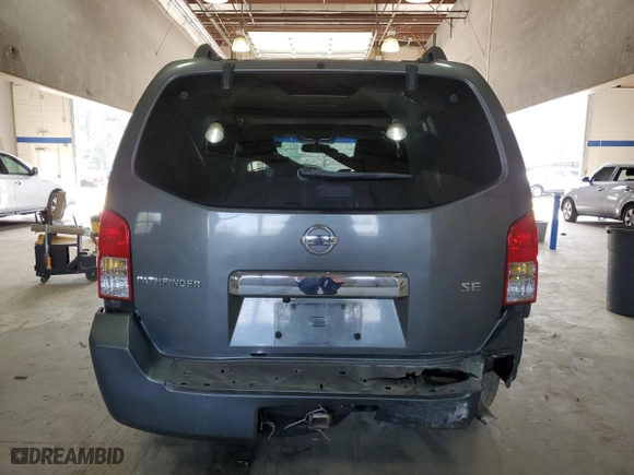 2006 Nissan Pathfinder SE with VIN 5N1AR18U46C649861, listed as a Copart auction lot 45912435 with 337,708 mi miles and Salvage Title. Bid and sale history available at carsss.com. Image 6.