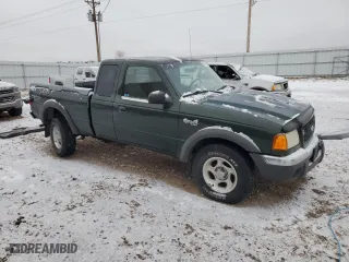 2001 Ford Ranger XL Fleet with VIN 1FTZR15U11PA44340, listed as a Copart auction lot 83996074 with 200,875 mi miles and Salvage Title. Bid and sale history available at carsss.com. Image 4.