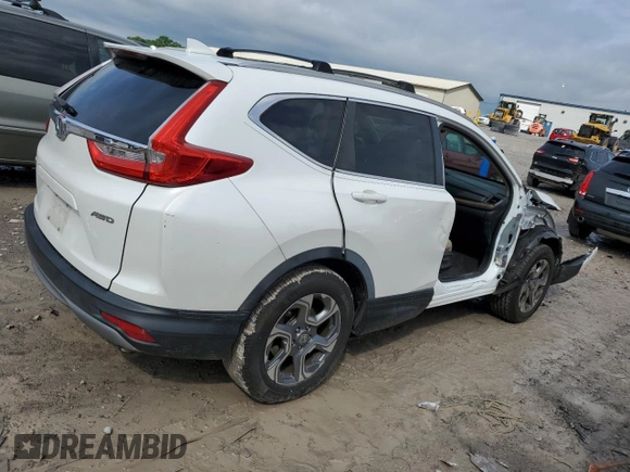 2019 Honda CR-V EX-L with VIN JHLRW2H83KX023345, listed as a Copart auction lot 54613775 with 95,716 mi miles and Salvage Title. Bid and sale history available at DreamBid. Image 3.