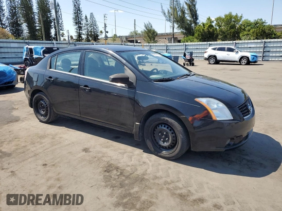 2008 Nissan Sentra S with VIN 3N1AB61E08L754755, listed as a Copart auction lot 53547425 with 137,686 mi miles and Salvage Title. Bid and sale history available at DreamBid. Image 4.