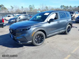 2025 Honda CR-V Hybrid Sport-L with VIN 7FARS6H83SE037227, listed as a IAAI auction lot 41640439 with 13,130 mi miles. Bid and sale history available at carsss.com. Image 18.