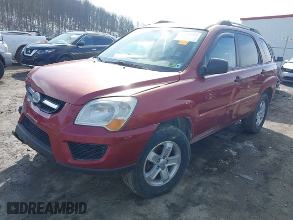 2010 Kia Sportage LX with VIN KNDKGCA39A7702017, listed as a IAAI auction lot 41596204 with 117,670 mi miles and . Bid and sale history available at carsss.com. Image 17.
