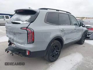 2024 Kia Telluride SX Prestige X-Pro with VIN 5XYP5DGC4RG427373, listed as a IAAI auction lot 41371537 with 11,808 mi miles and . Bid and sale history available at DreamBid. Image 4.