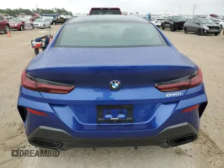 2023 BMW 8 Series 840i with VIN WBAGV2C01PCK32930, listed as a Copart auction lot 82891334 with 0 mi miles and Salvage Title. Bid and sale history available at carsss.com. Image 6.