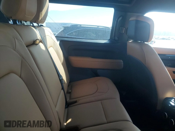 2024 Land Rover Defender with VIN SALEB6EE7R2346435, listed as a Copart auction lot 46250305 with 2,557 mi miles and Salvage title. Bid and sale history available at DreamBid. Image 11.