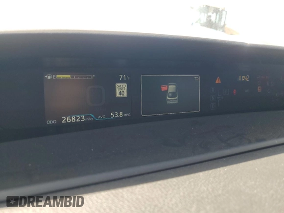 2022 Toyota Prius L Eco with VIN JTDKAMFU0N3181243, listed as a Copart auction lot 51579355 with 26,823 mi miles and Salvage Title. Bid and sale history available at DreamBid. Image 9.