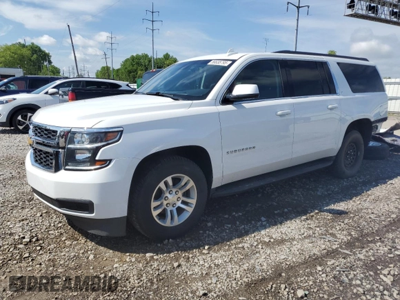 2018 Chevrolet Suburban LT z VIN 1GNSKHKC3JR331975, wystawiony jako Copart lot #56638795 z przebiegiem 130 647 mil mil oraz Szkoda całkowita • Salvage title. Historia ofert i sprzedaży dostępna na DreamBid. Obrazek 1.