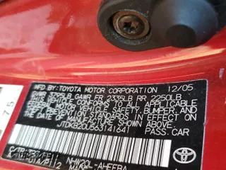 2006 Toyota Prius with VIN JTDKB20U563141641, listed as a Copart auction lot 67367114 with 183,483 mi miles and Clean Title. Bid and sale history available at carsss.com. Image 13.