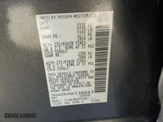 2019 Nissan Murano S with VIN 5N1AZ2MJ4KN136643, listed as a Copart auction lot 87538955 with 83,634 mi miles and Salvage Title. Bid and sale history available at carsss.com. Image 14.