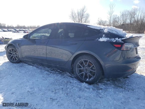 2020 Tesla Model 3 Standard Range Plus with VIN 5YJ3E1EA0LF739266, listed as a Copart auction lot 46327055 with 41,726 mi miles and Salvage Title. Bid and sale history available at carsss.com. Image 2.