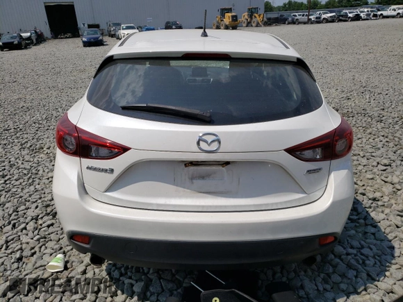 2016 Mazda 3 i Sport with VIN JM1BM1K71G1310840, listed as a Copart auction lot 76546654 with 83,971 mi miles and Salvage Title. Bid and sale history available at DreamBid. Image 6.