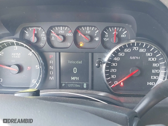 2016 Chevrolet Silverado 1500 Custom with VIN 1GCVKPEC8GZ222688, listed as a IAAI auction lot 39995351 with 105,539 mi miles. Bid and sale history available at carsss.com. Image 7.