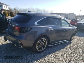 2017 Acura MDX w/Advance Pkg with VIN 5FRYD4H80HB030801, listed as a Copart auction lot 48366565 with 150,872 mi miles and Salvage Title. Bid and sale history available at carsss.com. Image 3.