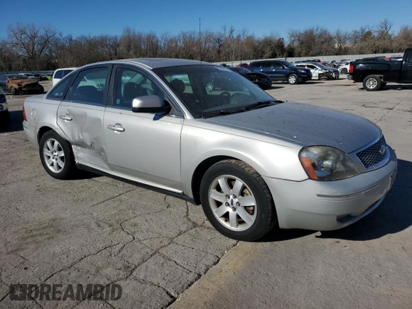 2007 Ford Five Hundred SEL with VIN 1FAHP24137G154108, listed as a Copart auction lot 83942104 with 196,289 mi miles and Salvage Title. Bid and sale history available at carsss.com. Image 4.