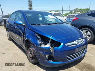 2015 Hyundai Accent GLS with VIN KMHCT4AE3FU831706, listed as a IAAI auction lot 42173408 with 97,985 mi miles and . Bid and sale history available at carsss.com. Image 1.