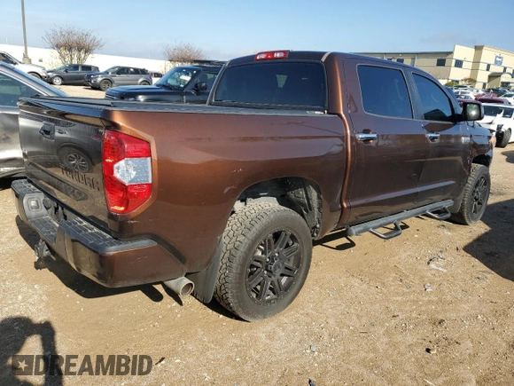 2016 Toyota Tundra 4WD Truck Platinum with VIN 5TFAW5F17GX518494, listed as a Copart auction lot 83022424 with 0 mi miles and Salvage Title. Bid and sale history available at carsss.com. Image 3.