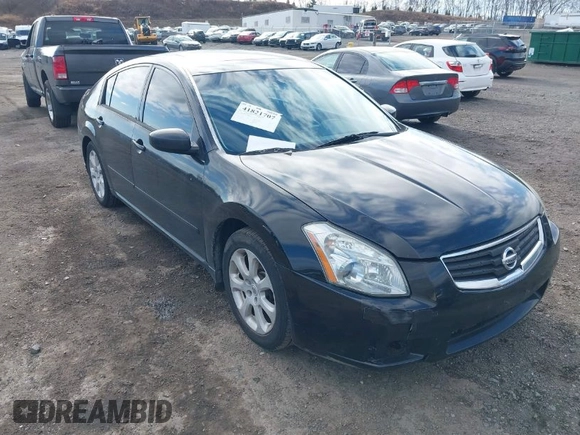 2007 Nissan Maxima 3.5 SE with VIN 1N4BA41EX7C816252, listed as a IAAI auction lot 41821707 with 119,080 mi miles. Bid and sale history available at carsss.com. Image 1.