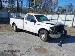 2014 Ford F-150 XL with VIN 1FTNF1CF2EKF90191, listed as a IAAI auction lot 41051891 with 125,850 mi miles and . Bid and sale history available at DreamBid. Image 1.