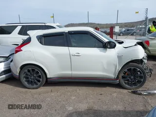 2014 Nissan Juke Nismo with VIN JN8AF5MV2ET365893, listed as a IAAI auction lot 41743612 with Not provided miles and . Bid and sale history available at DreamBid. Image 13.