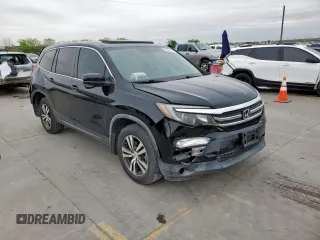 2017 Honda Pilot EX-L with VIN 5FNYF5H84HB005790, listed as a Copart auction lot 51681175 with 91,937 mi miles and Salvage title. Bid and sale history available at DreamBid. Image 4.