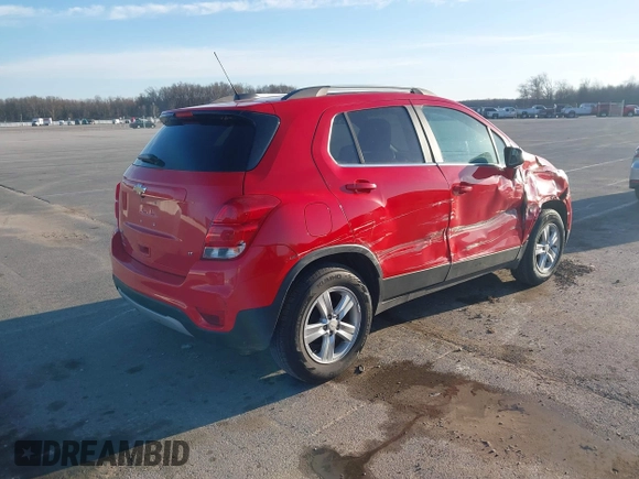 2017 Chevrolet Trax LT with VIN 3GNCJLSB5HL161895, listed as a IAAI auction lot 41748325 with 128,093 mi miles and . Bid and sale history available at carsss.com. Image 4.